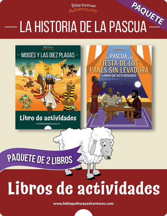 PAQUETE: La historia de la Pascua: Libros de actividades
