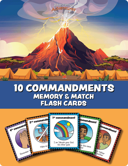 10 Commandments Memory & Match Flash Cards (PDF)
