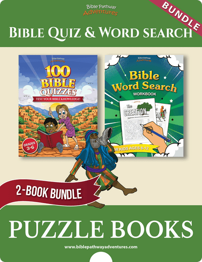 BUNDLE | Bible Quiz & Word Search Puzzle Books