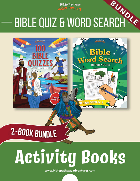 BUNDLE: Bible Quiz & Word Search Activity Books (PDF)