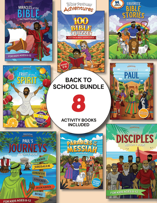 PAQUETE Back to School - Lecciones bíblicas y actividades