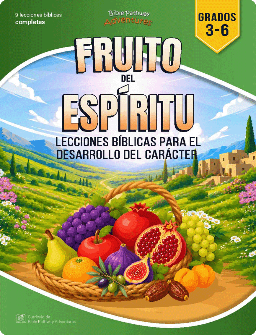PAQUETE | Currículo Bíblico del Fruto del Espíritu para grados K-6