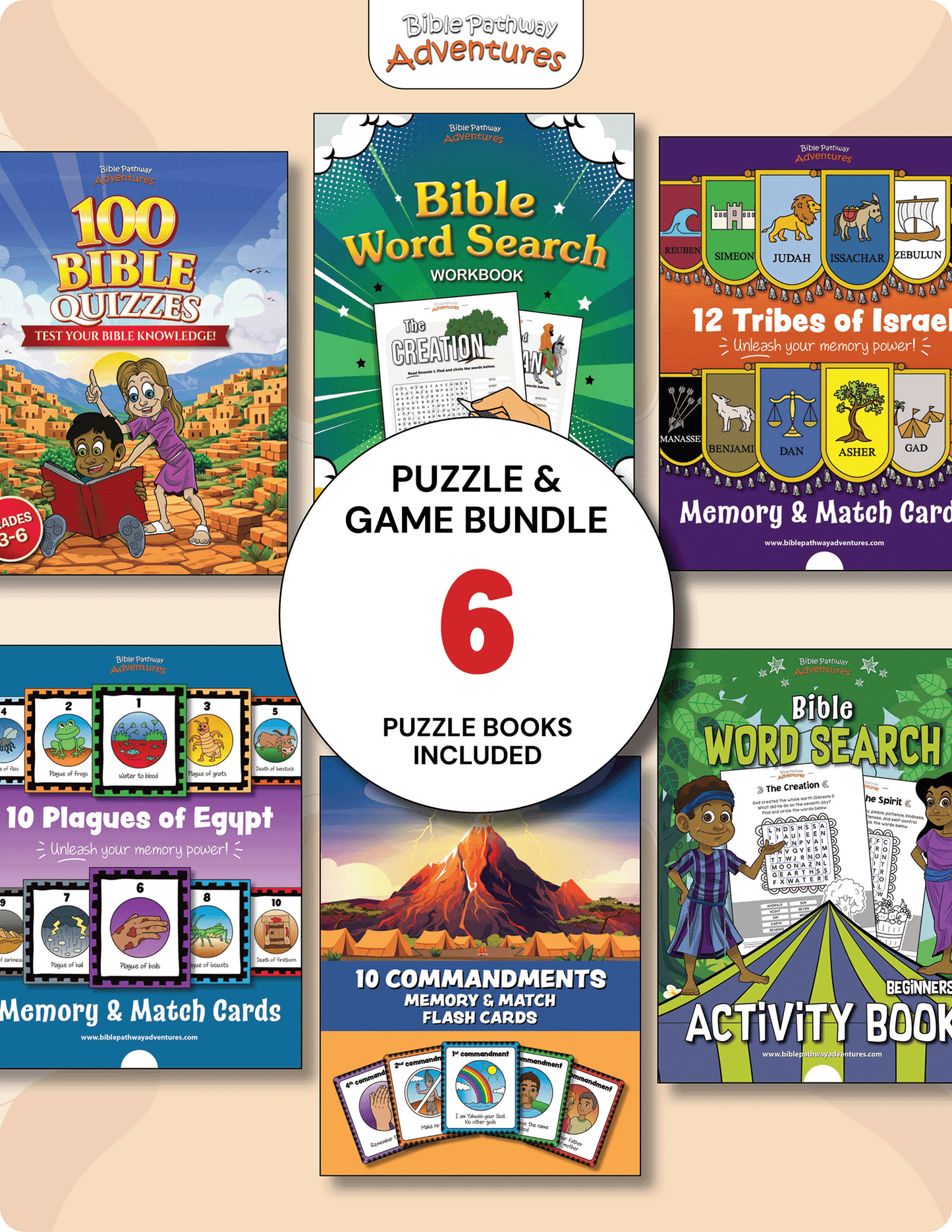 Puzzles & Games | Bible Puzzle & Game Book BUNDLE