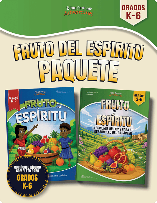 PAQUETE | Currículo Bíblico del Fruto del Espíritu para grados K-6