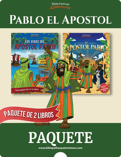 PAQUETE: Libros de actividades del apóstol Pablo (grados 3-6)