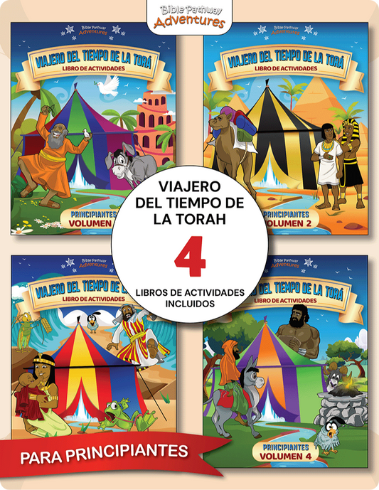 BUNDLE: Viajero del tiempo de la Torá: Libros de actividades para principiantes (PDF)