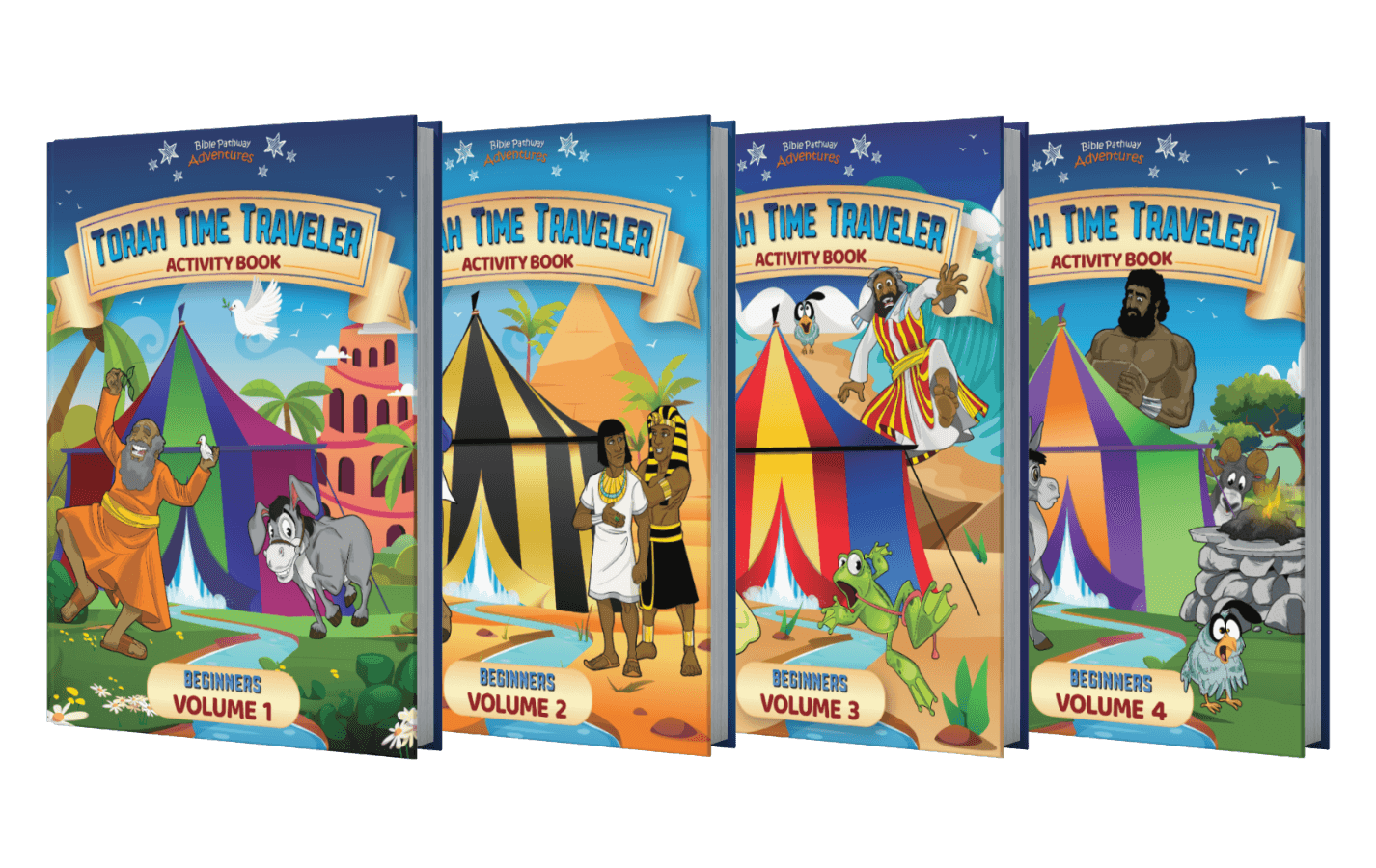 BUNDLE: Torah Time Traveler Activity Books for Beginners