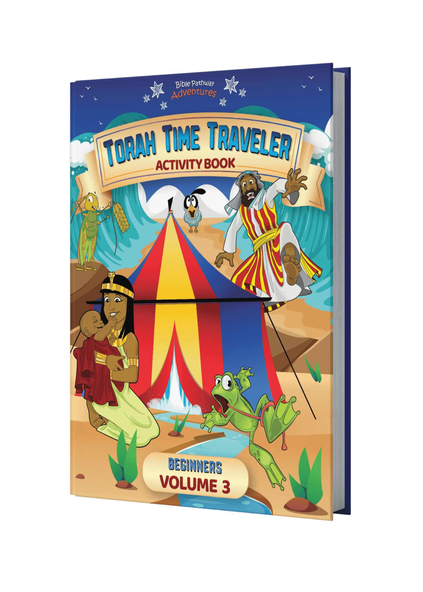 Torah Time Traveler Activity Book for Beginners: Volume 3