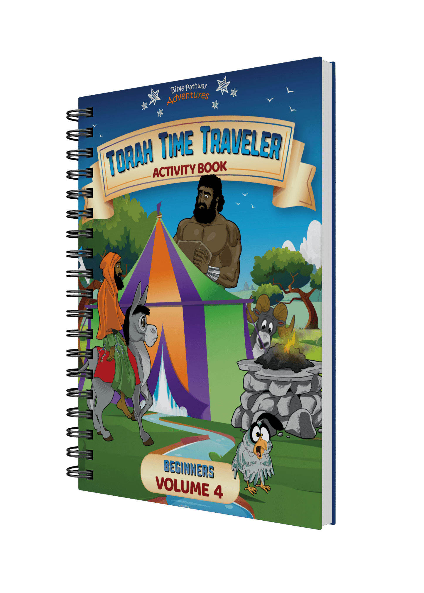 Torah Time Traveler Activity Book for Beginners: Volume 4