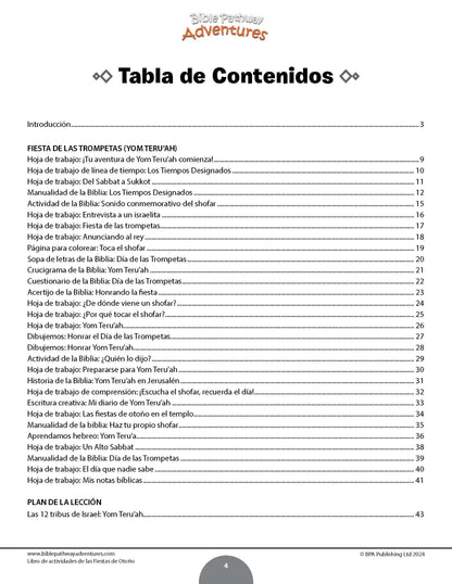 BUNDLE: Libros de actividades de las Fiestas de Otoño (PDF)