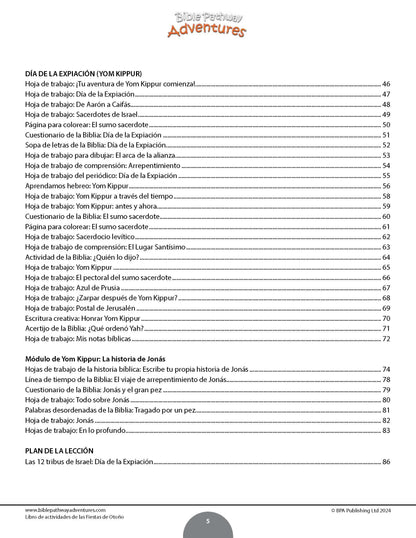 BUNDLE: Libros de actividades de las Fiestas de Otoño (PDF)