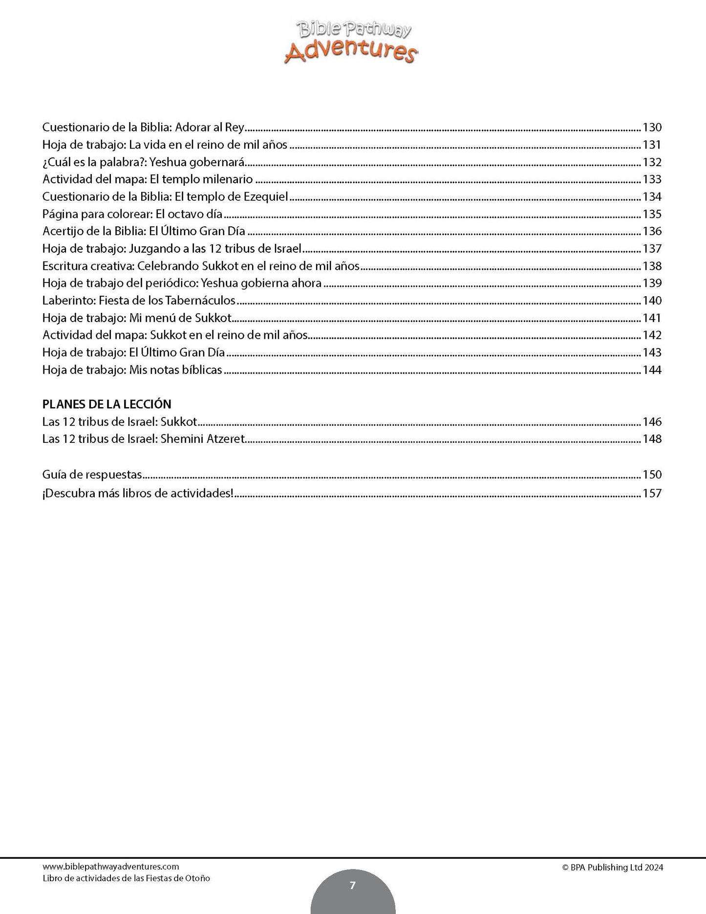 BUNDLE: Libros de actividades de las Fiestas de Otoño (PDF)