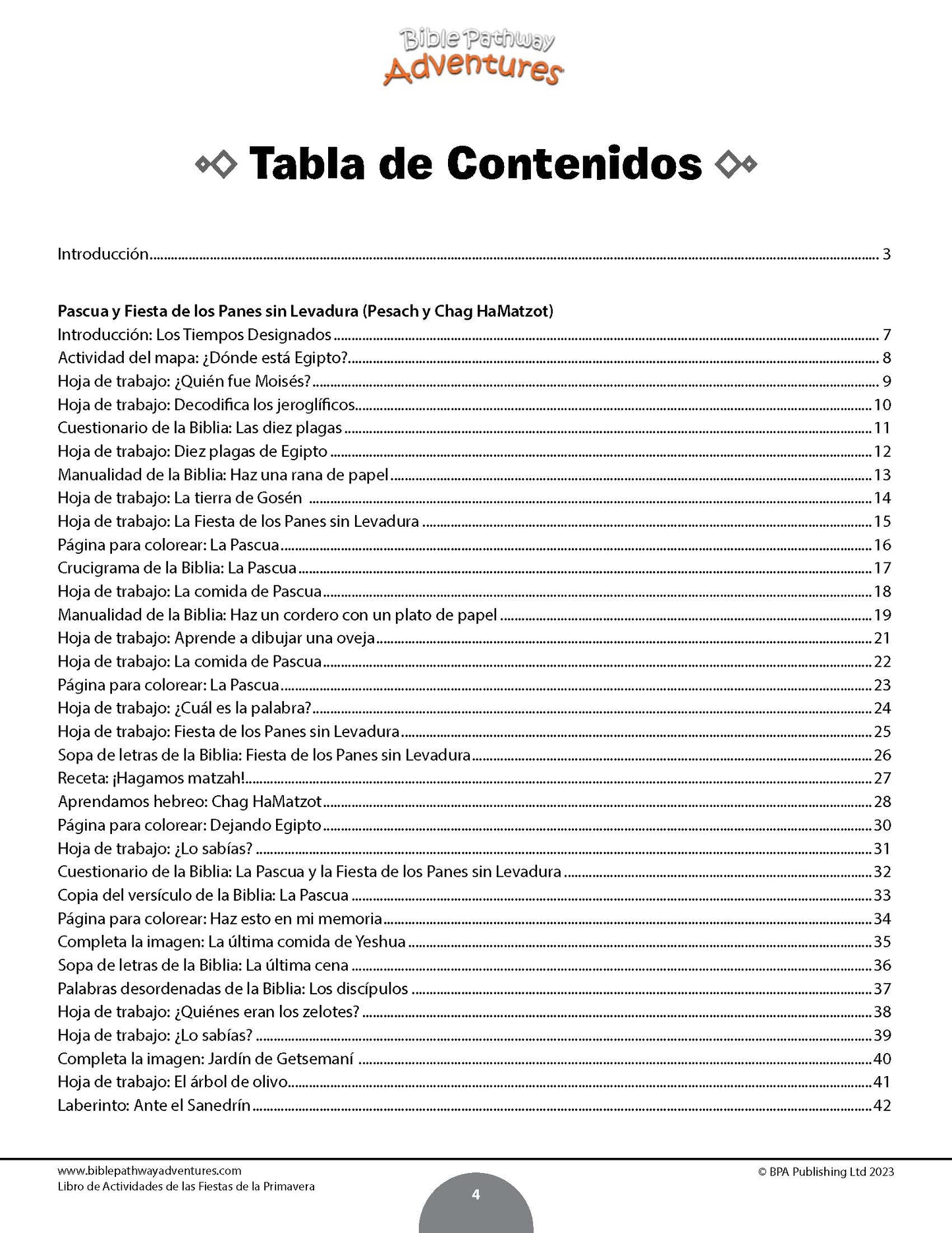 BUNDLE: Libros de actividades de las fiestas de Primavera