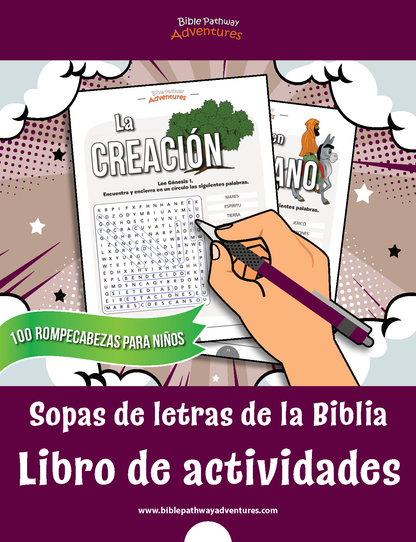 BUNDLE: Cuestionarios bíblicos y sopas de letras: Libros de actividades (PDF)