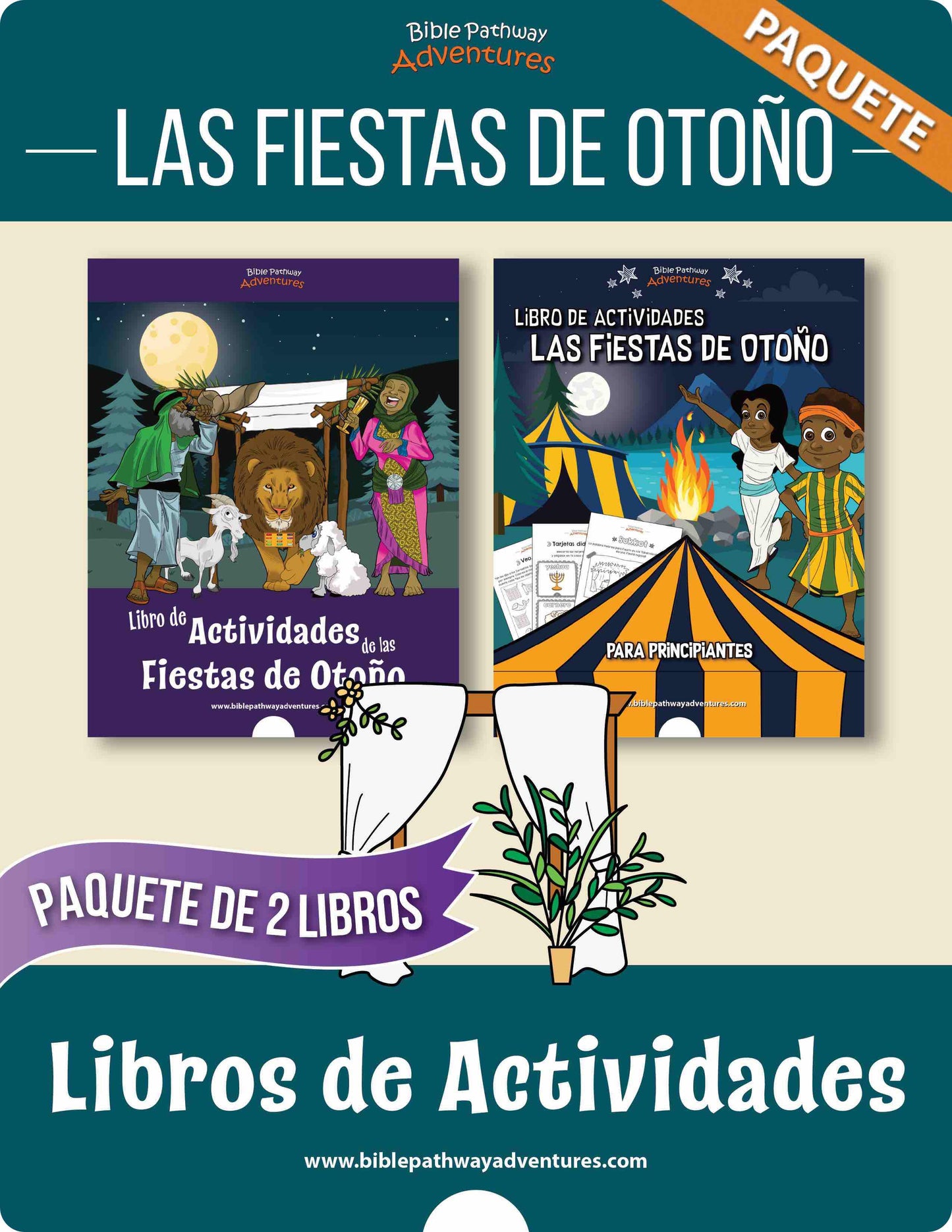 PAQUETE: Libros de actividades de las fiestas de Otoño
