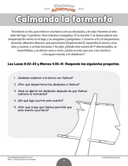 Mateo - El discípulo: Libro de actividades (PDF)