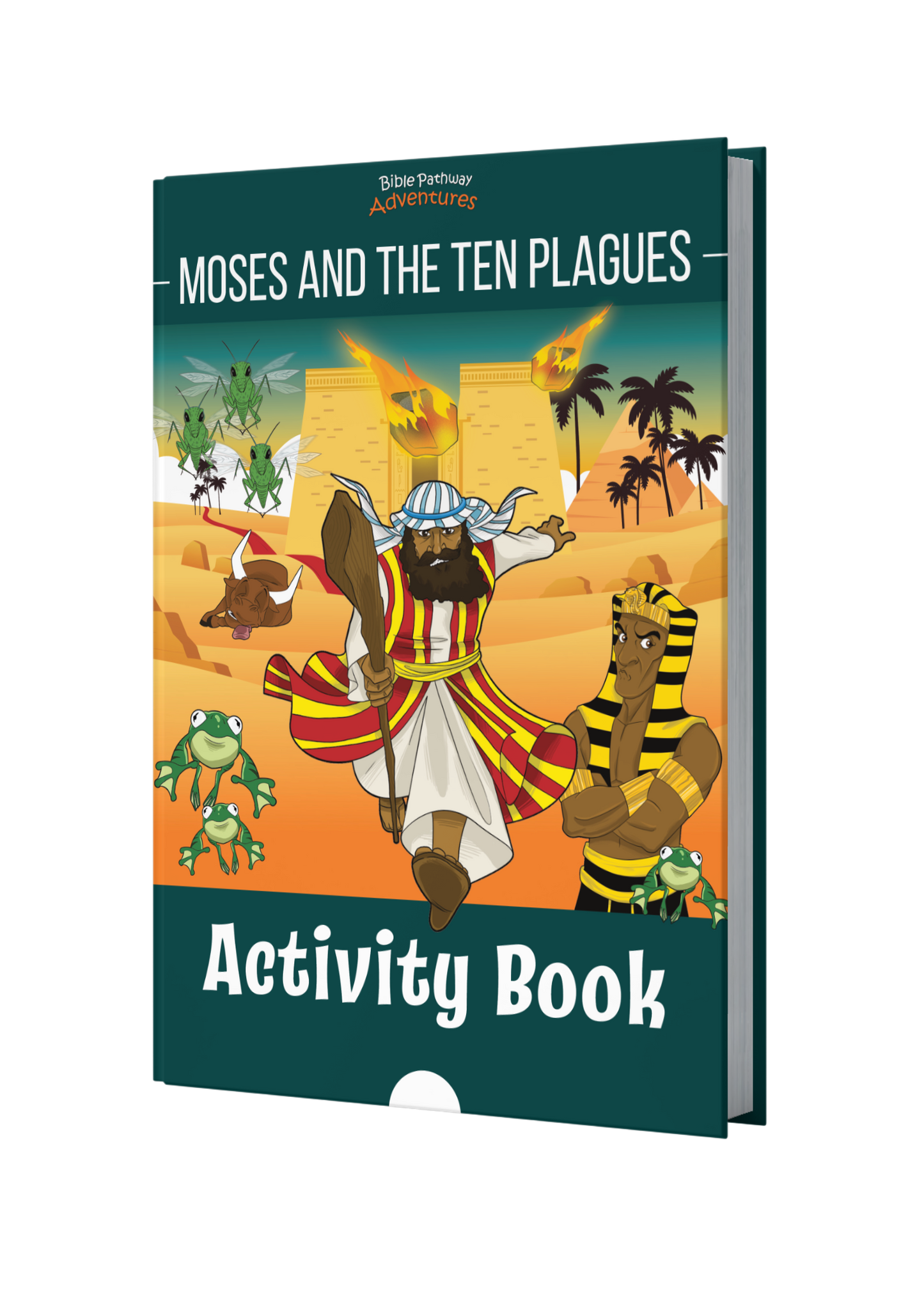Moses and the Ten Plagues Activity Book (paperback)