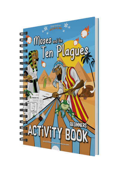 Moses and the Ten Plagues Activity Book for Beginners