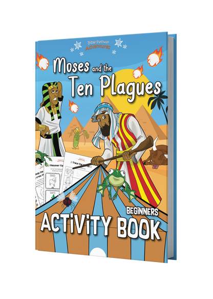 Moses and the Ten Plagues Activity Book for Beginners