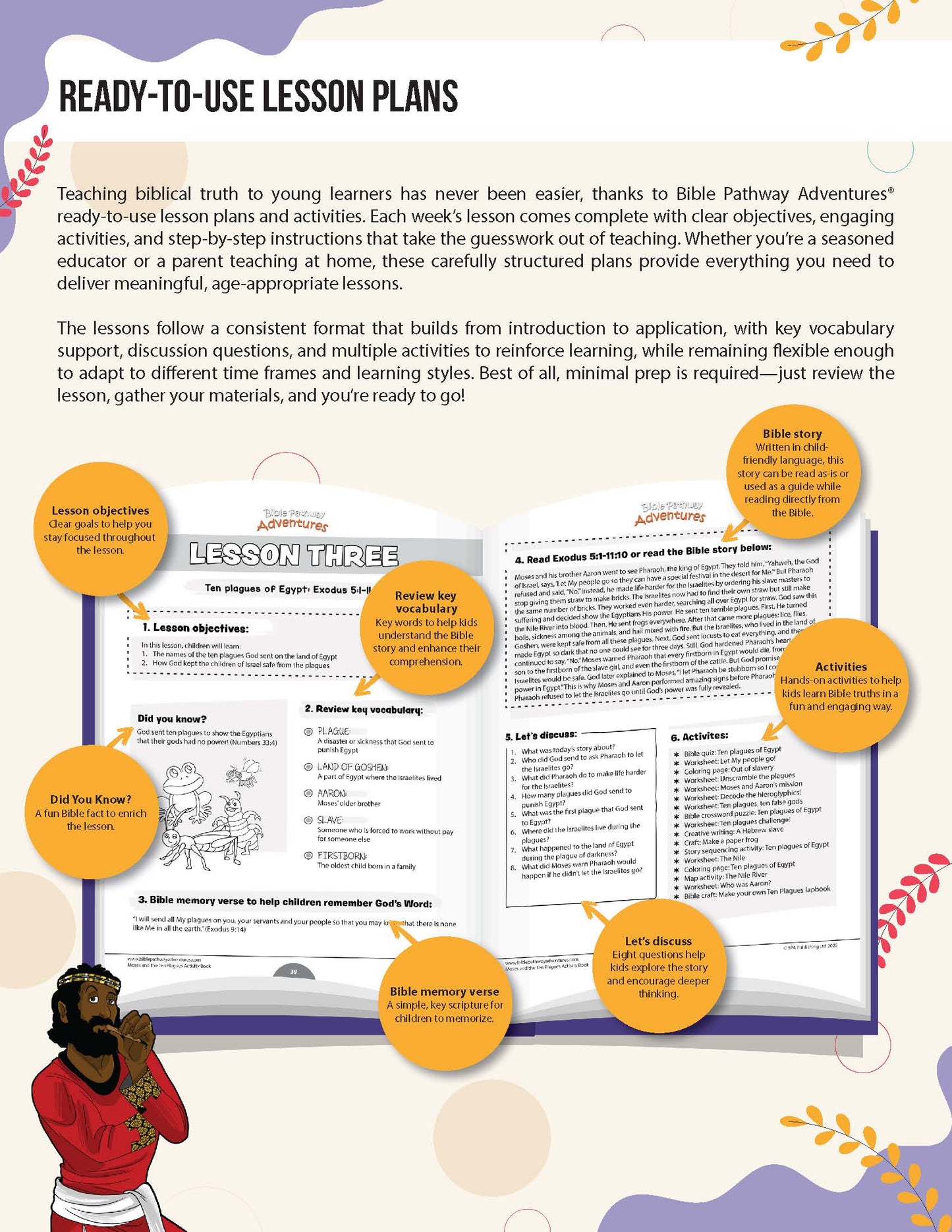 Moses and the Ten Plagues Activity Book (PDF)