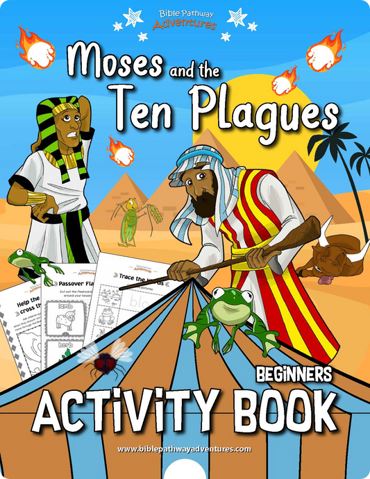 Moses and the Ten Plagues Activity Book for Beginners (PDF)