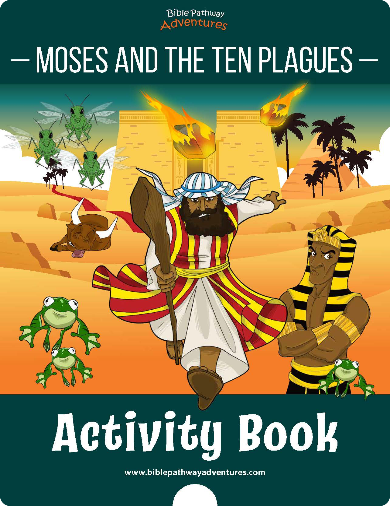 Moses and the Ten Plagues Activity Book (PDF)