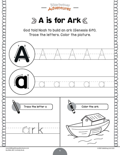 My Bible ABC Activity Book for Beginners (PDF)