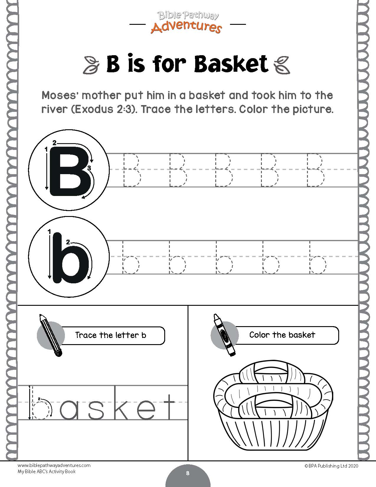 My Bible ABC Activity Book for Beginners