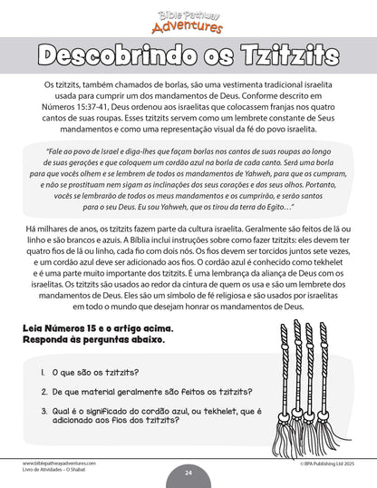 O Shabat: Livro de atividades