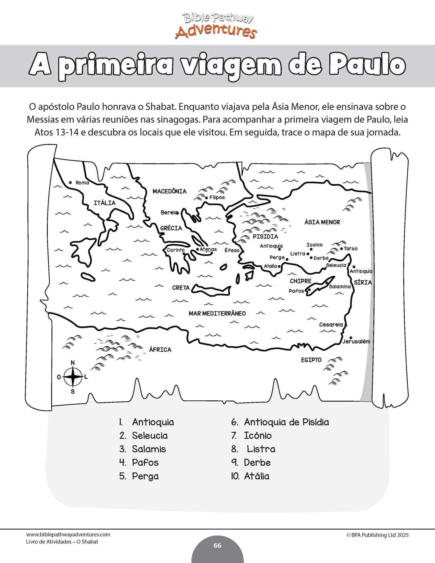O Shabat: Livro de atividades