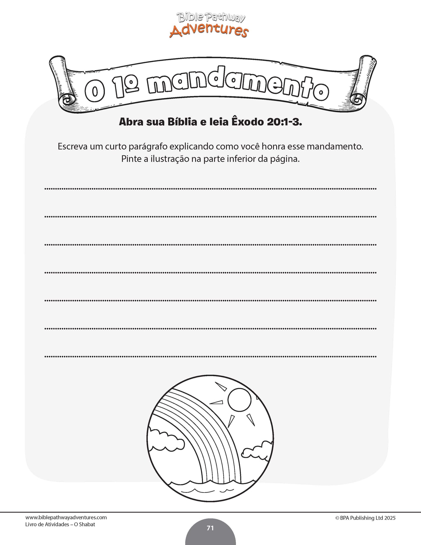O Shabat: Livro de atividades