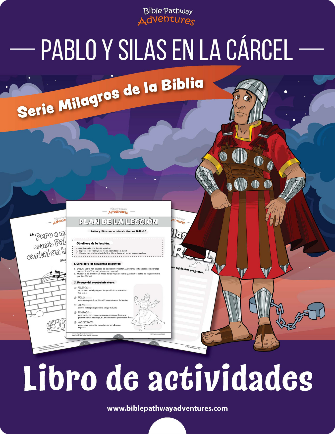 Pablo y Silas en la cárcel: Libro de actividades (PDF) – Bible Pathway ...