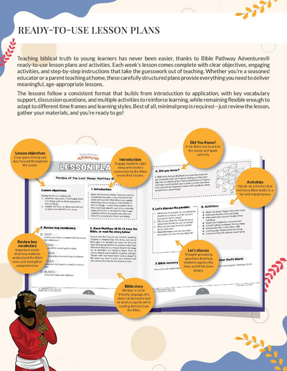 Libro de actividades de la parábola de la oveja perdida