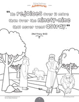 Parable of the Lost Sheep Activity Book (PDF) – Bible Pathway Adventures