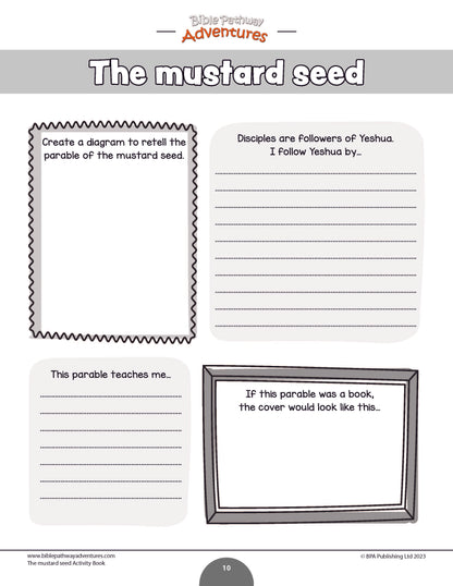 Parable of the Mustard Seed Activity Book