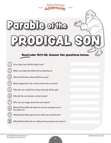 Parable of the Prodigal Son Activity Book (PDF) – Bible Pathway Adventures