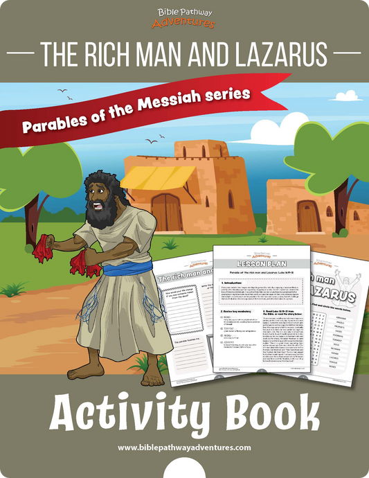 Parable of the Rich Man and Lazarus Activity Book (PDF)