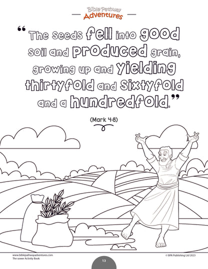 Parable of the Sower Activity Book (PDF)