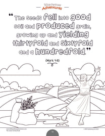 Parable of the Sower Activity Book (PDF) – Bible Pathway Adventures