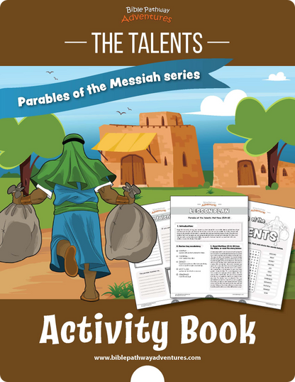 Libro de actividades de la parábola de los talentos