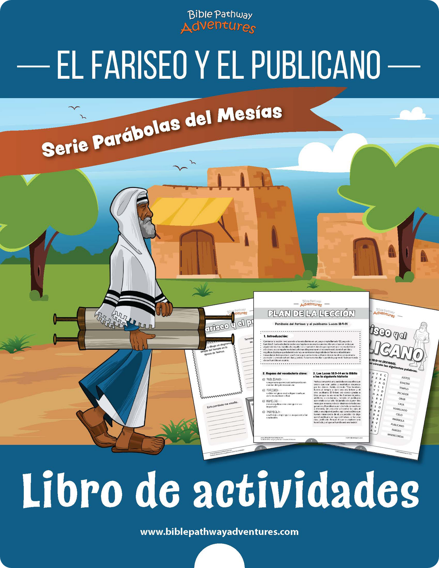 Parábola del fariseo y el publicano: Libro de actividades (PDF)