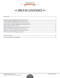 Parábola de los obreros de la viña: Libro de actividades (PDF) – Bible ...