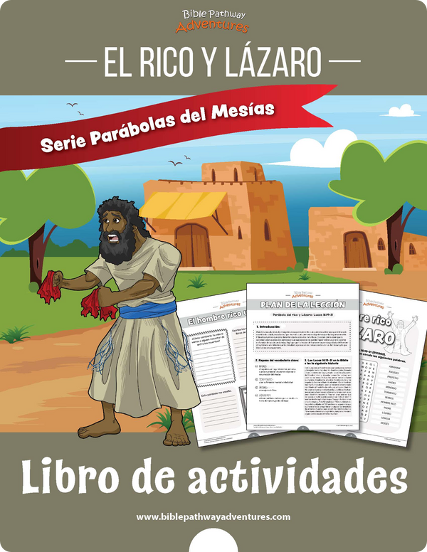 Parábola del rico y Lázaro: Libro de actividades (PDF) – Bible Pathway ...