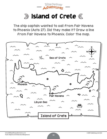 Paul's Shipwreck Activity Book for Beginners (PDF)