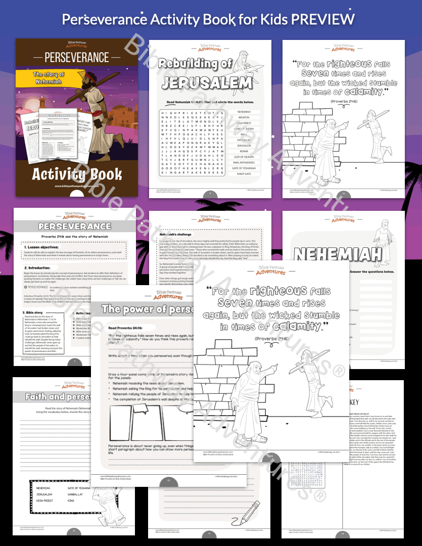 Perseverance: Bible Activity Book for Kids (PDF)