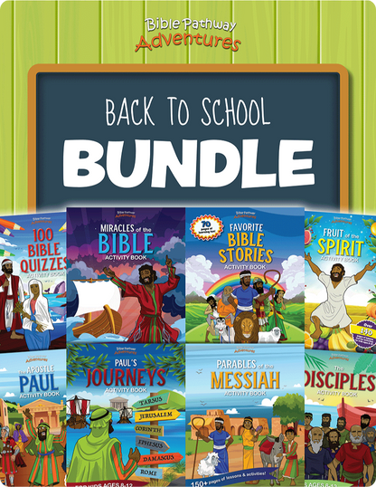 Back to School BUNDLE - Bible lessons & activities (PDF)