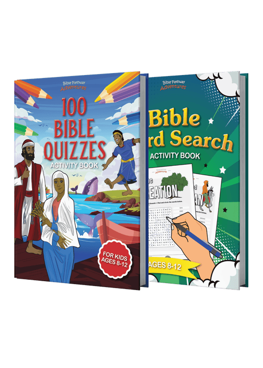 BUNDLE: Bible Quiz & Word Search Activity Books