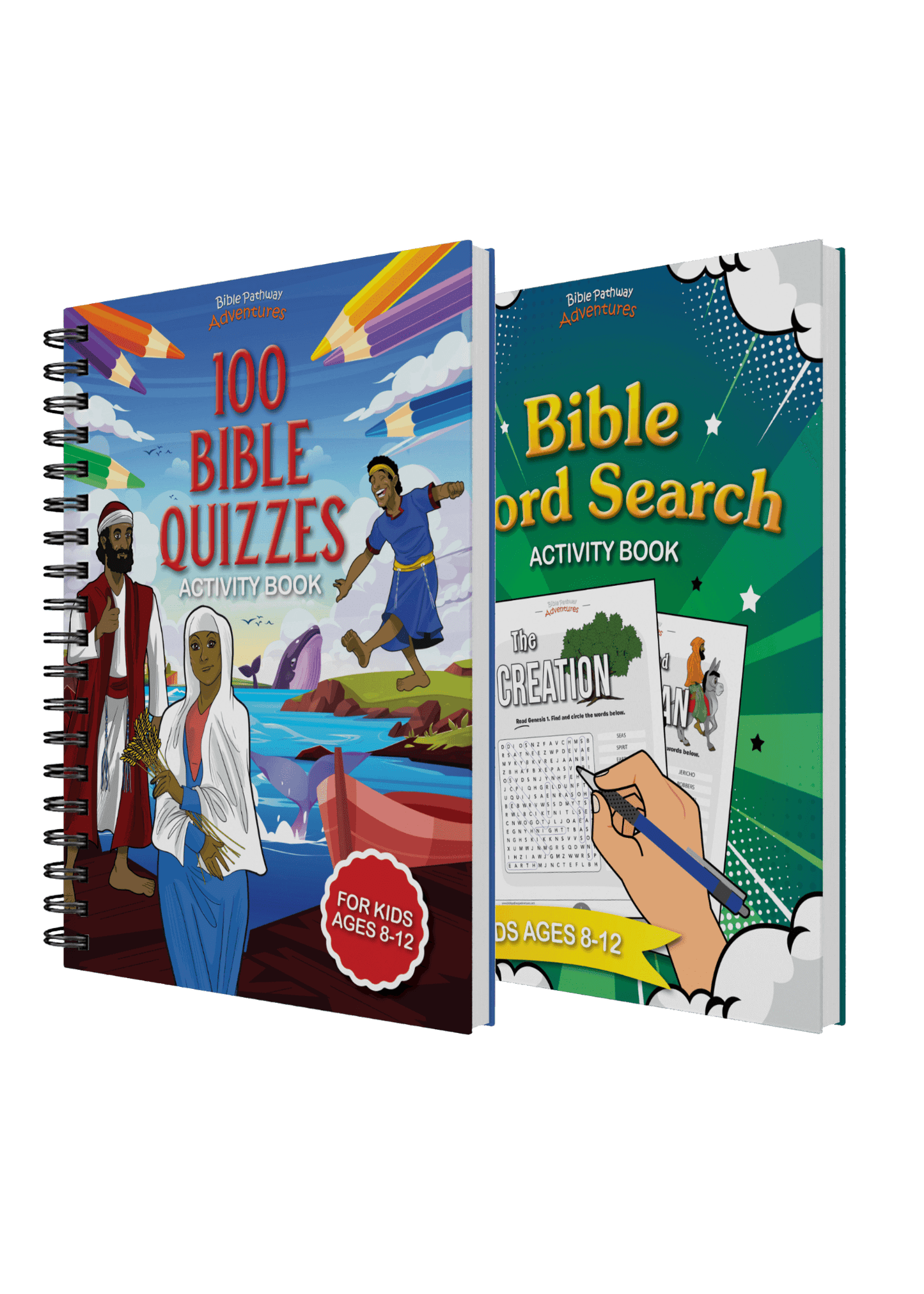 BUNDLE: Bible Quiz & Word Search Activity Books