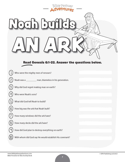 Responsibility: Bible Activity Book for Kids (PDF)