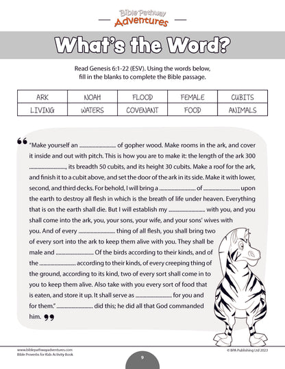 Responsibility: Bible Activity Book for Kids (PDF)